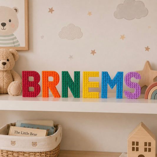 Blok Harf B – 12 cm – Kırmızı